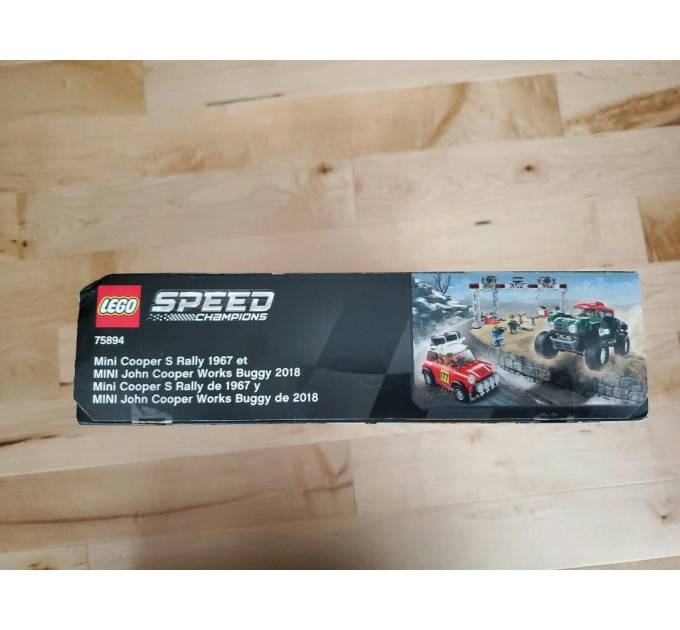 Конструктор LEGO Speed Champions 75894 Mini Cooper S Rally и MINI John